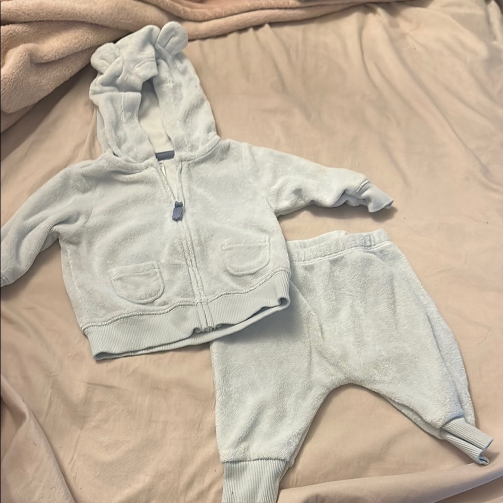 5 for $10❤️ Cozy Kids' Light Blue Hoodie and Pants Set